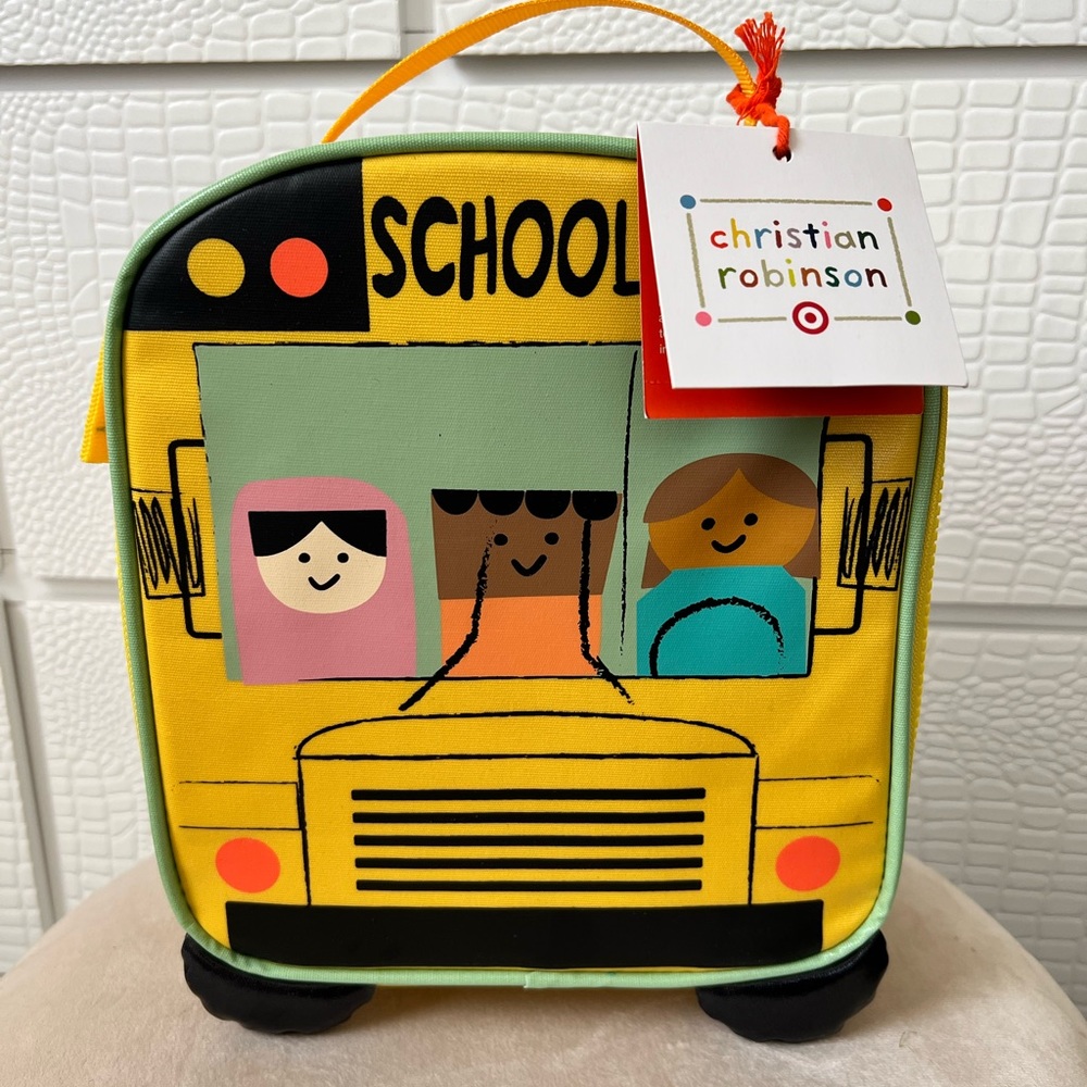 Yellow School Bus Lunch Bag - Christian Robinson x Target